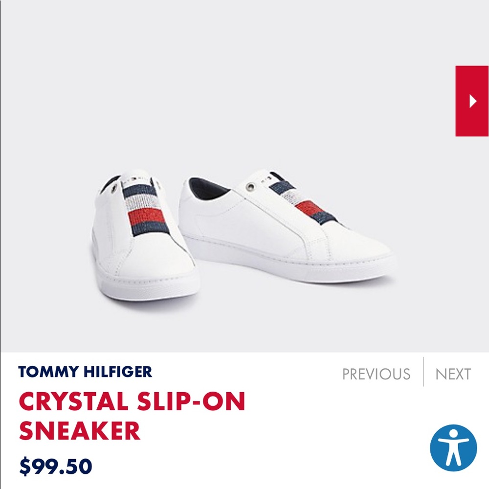 Tommy Hilfiger Crystal Slip-On Sneaker